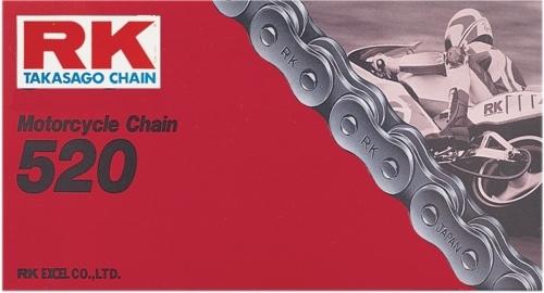 Rk 520 m series standard chain. 520m-130 links natural m520-130 rkm520130