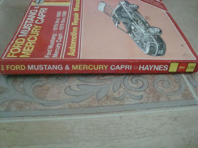 Haynes Automotive Repair Manual Ford Mustang 79-92 and Mercury Capri 79-86, US $8.99, image 2