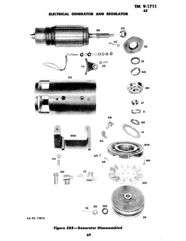 TM 9-1711 ~ White 160AX Half Track Engine Maunal ~ WWII ~ Reprnt, US $34.88, image 3