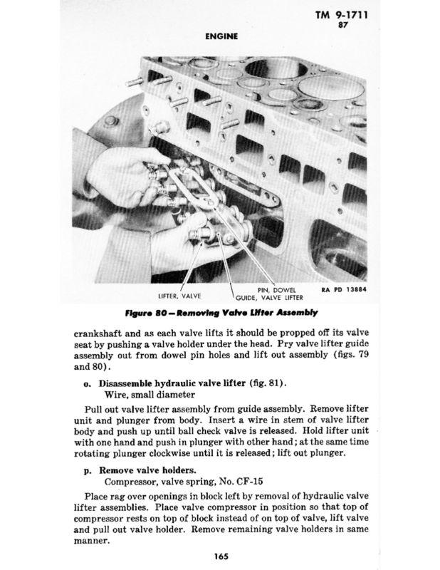 TM 9-1711 ~ White 160AX Half Track Engine Maunal ~ WWII ~ Reprnt, US $34.88, image 4