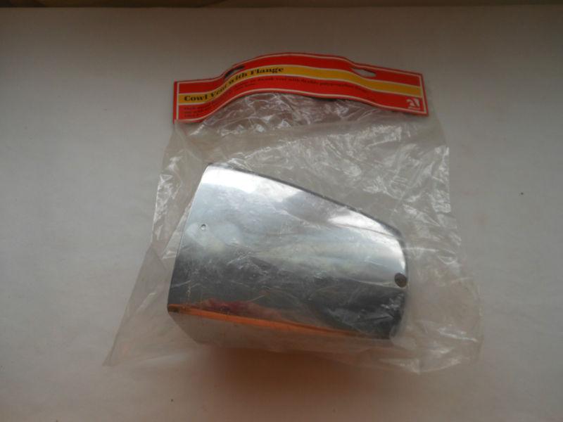 Unused attwood boat cowl vent with flange deck mount chrome ship