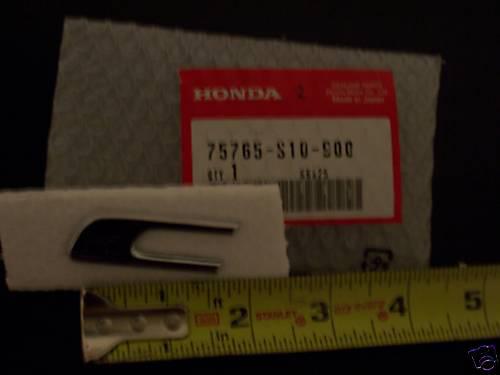 Honda c chrome emblem bagde logo free shipping included