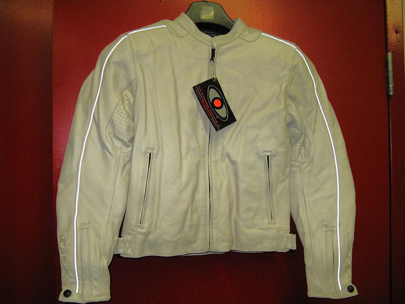 Suomy italy  motorcycle jacket   ladies  large   "napa" - leather