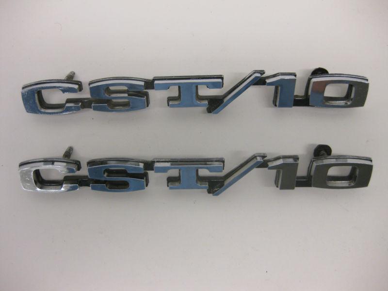 1970 1971 1968 67 72 CHEVROLET TRUCK CST/10 EMBLEMS RARE CST GMC NICE CAR ART, US $26.88, image 2