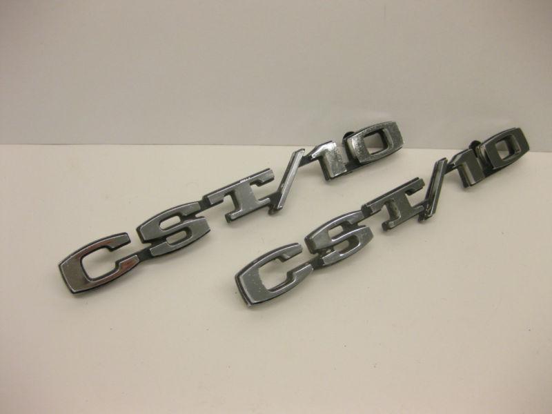 1970 1971 1968 67 72 CHEVROLET TRUCK CST/10 EMBLEMS RARE CST GMC NICE CAR ART, US $26.88, image 5