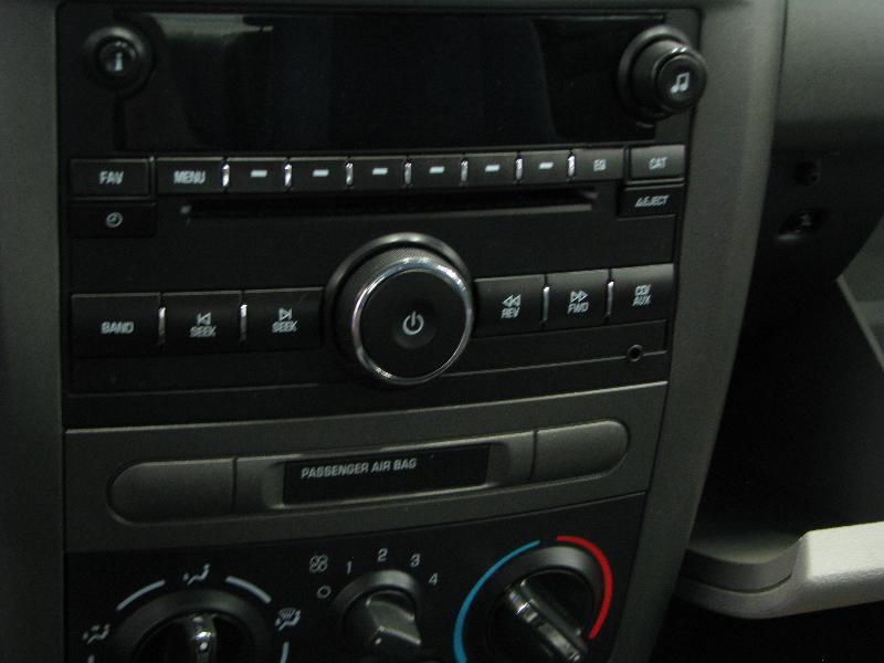 Chevrolet cobalt a/v equipment am-fm-stereo-cd player-programmable equalizer (