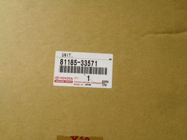 Lexus es330 new oem lh hid headlamp unit assy 81185-33571