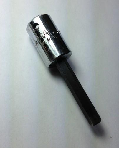 Mac tools hex allen socket driver, 3/8" drive, 1/4", x86d