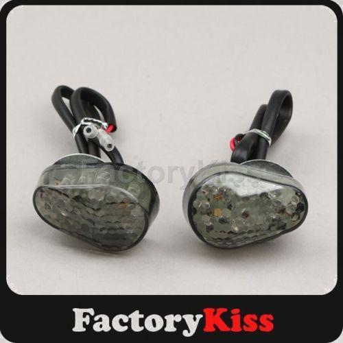 Gau new led turn signal light for kawasaki zx 6r 7r 10r 12r zzr 600 smoke