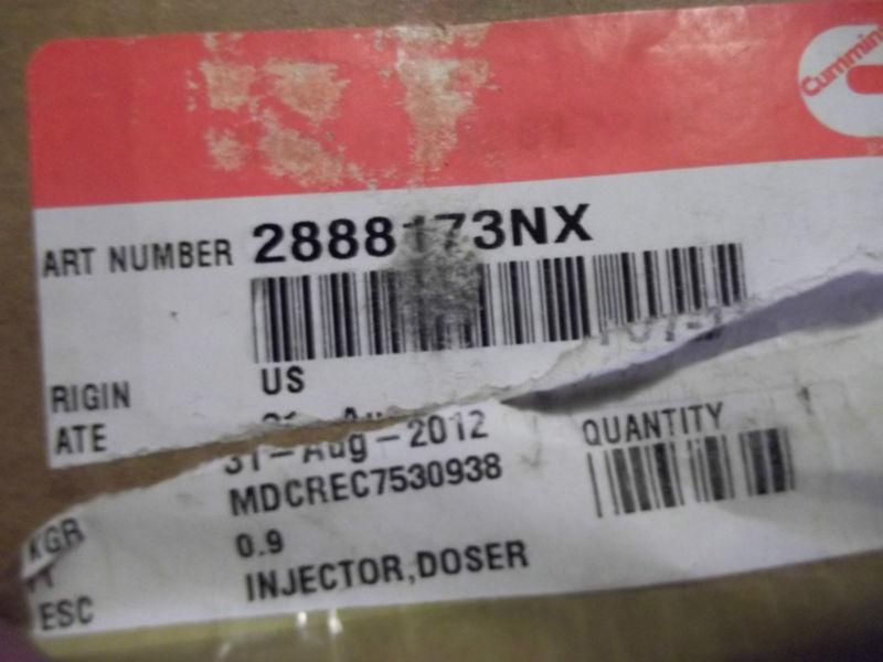 Cummins injector doser pn 2888173nx