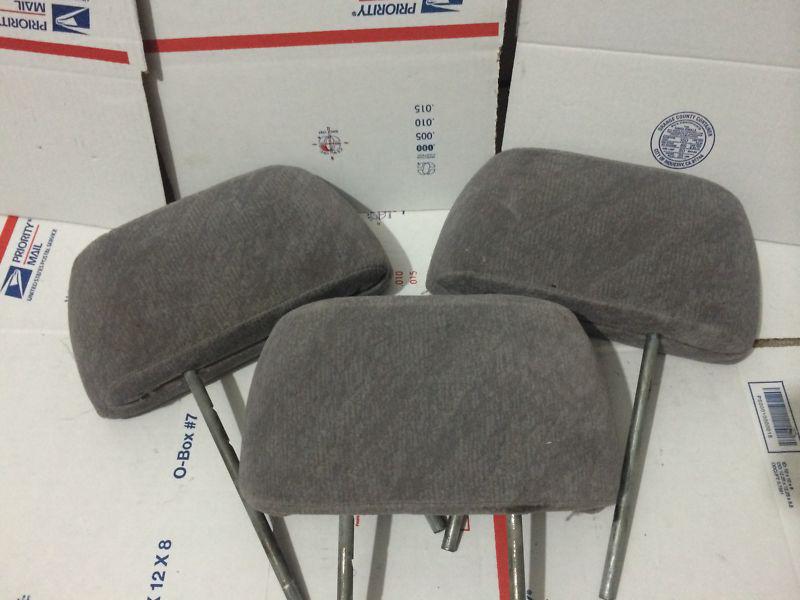 Buy 9904 HONDA ODYSSEY 3RD ROW HEADREST HEAD REST SET OF 3 CLOTH GREY