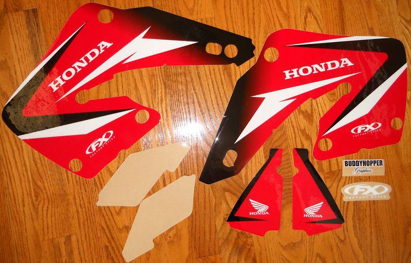 Factory effex evo series cr125 (98-99) honda graphic decals kit cr 250 (97-99)