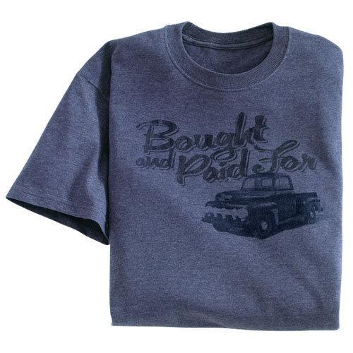 New vintage ford f1 pickup bought paid for mens size medium blue shirt!