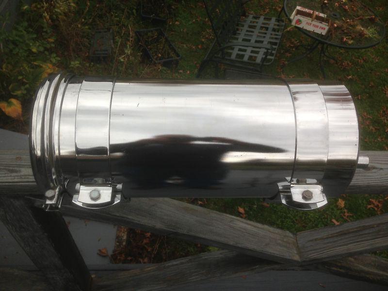 Rat rod chrome fuel tank