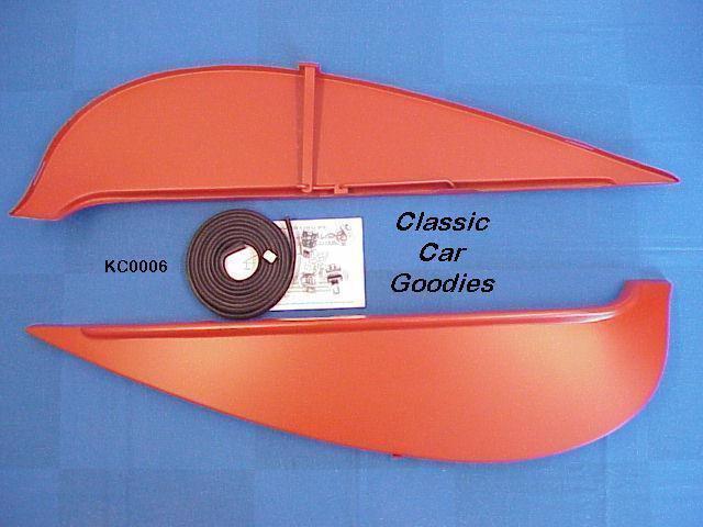 1957 chevy fender skirts. classic show new metal pair!