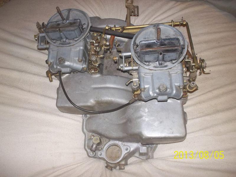 Daul four aluminum intake + carbs bbc