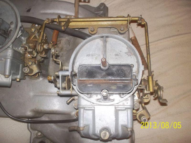 daul four aluminum intake + carbs bbc, US $142.50, image 5