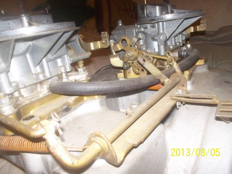 daul four aluminum intake + carbs bbc, US $142.50, image 9