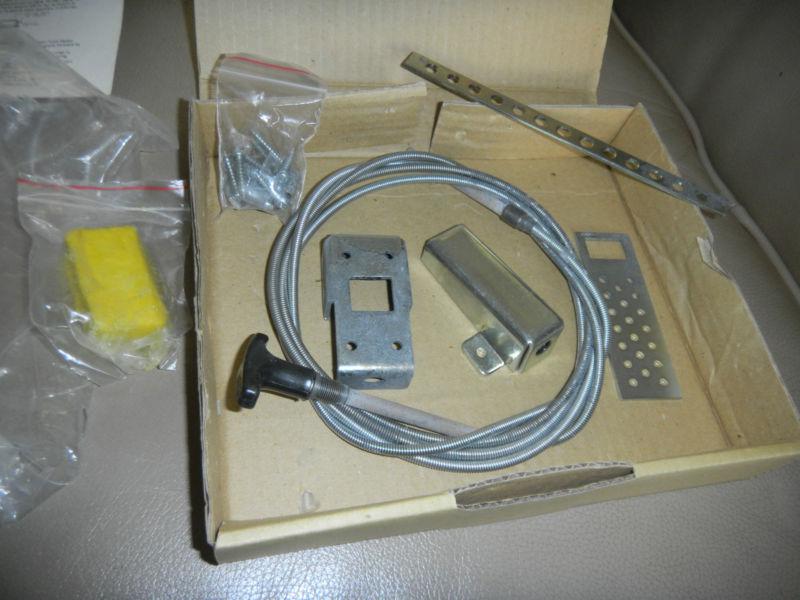 NOS VINTAGE CAL CUSTOM UNDER DASH MOUNTED INTERIOR HOOD RELEASE, US $19.99, image 4