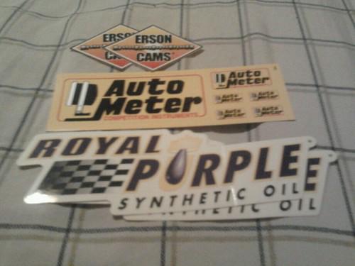 Racing sponser stickers