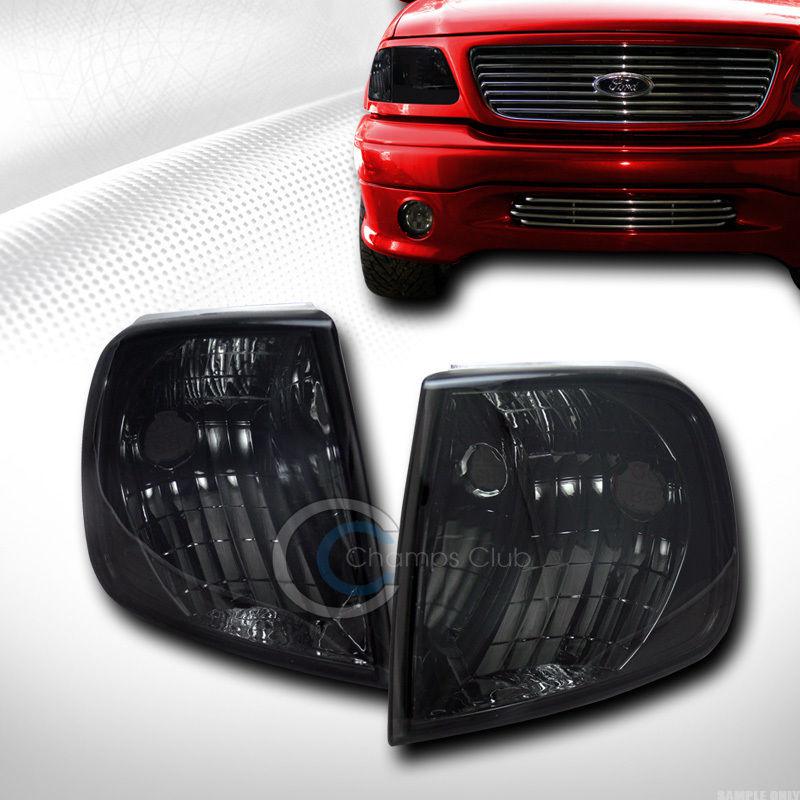 Buy SMOKE CLEAR SIGNAL PARKING CORNER LIGHTS LAMP K2 9703 FORD F150 F250 EXPEDITION in Walnut