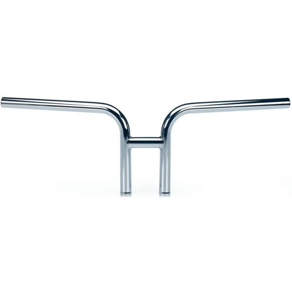Buy Biltwell Chrome Smooth 1" High Drag Handlebars for Harley Dyna Sportster Softail in