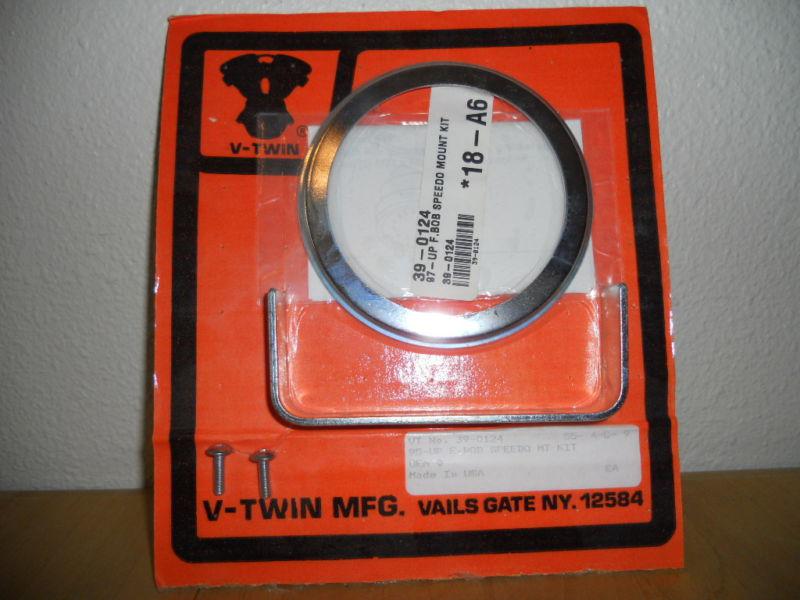 Oem harley davidson speedometer mount kit for 95 & up flh models free shipping