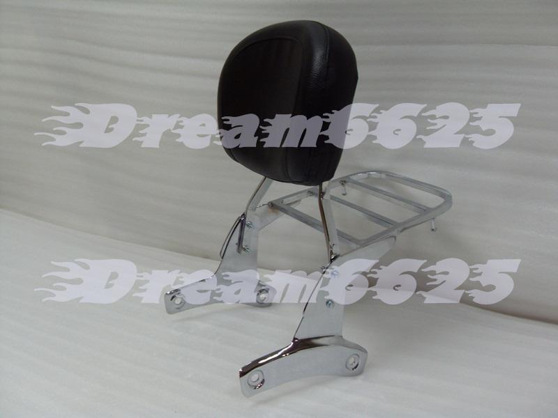Backrest sissy bar for honda shadow ace vt 400 750 vt400 vt750 1997 - 2003 #cr