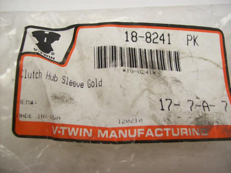 Gold tone Clutch Hub Replacement Sleeve Reinforcement Fits Harley 1985-1990 NEW!, US $7.99, image 7