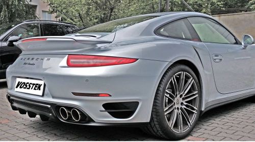 991 turbo / turbo s rear bumper polyurethane diffuser  ruf urethane spoiler