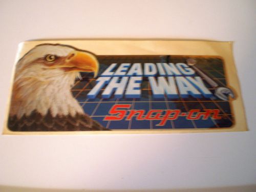 Unused vintage snap-on tools snap on tool box eagle sticker rod decal racing
