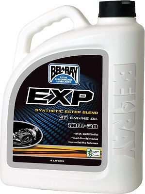 Bel-ray 4 liter exp synthetic ester blend 4t engine oil 10w-30 99110-b4lw