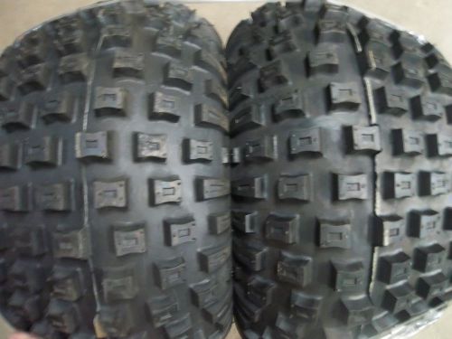 Three 16/8-7, 16/8x7, 16/8.00-7, 16/8.00x7 atv honda knobby four wheeler tires