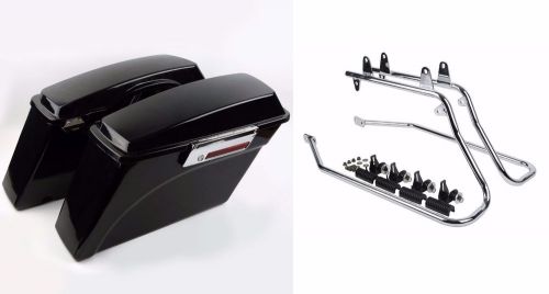 New saddlebag harley davidson touring road king glide conversion bracket