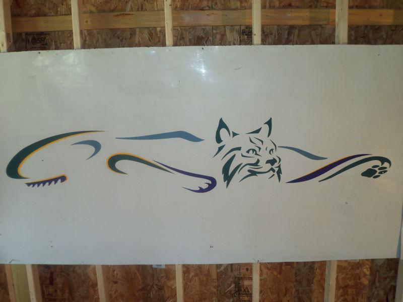 2 new boat rv car trailer graphic decals 84 1/2 x 15