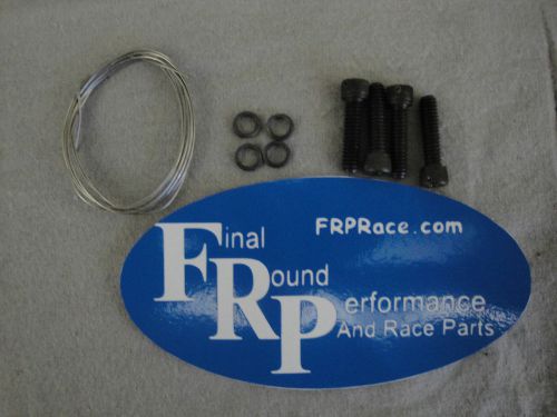 Jr dragster karting exhaust bolts and safety wire kits racer free shipping