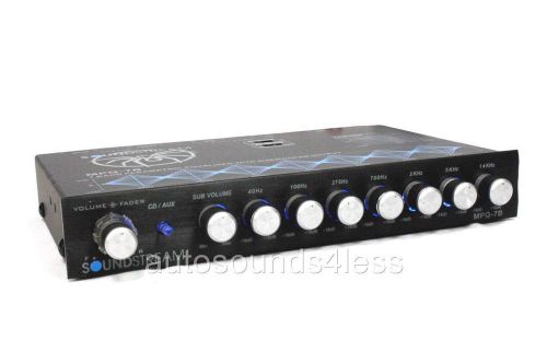 Soundstream mpq-7b 7 band parametric equalizer subwoofer level control eq new