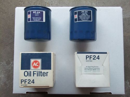 2 nos ac-delco pf24 oil filters