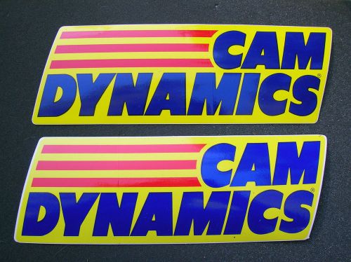 Vintage cam dynamics race stickers nhra nascar contingency nostalgia