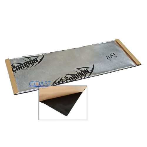 Self-adhesive sound deadener rattle block insulation mat 1.5 sq ft 12&#034;x 18&#034;