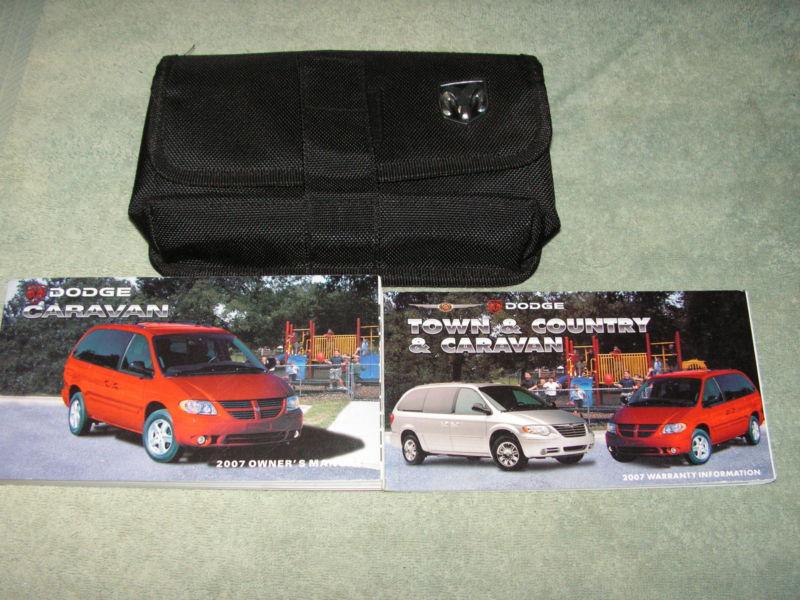 Buy 2007 DODGE CARAVAN OWNERS MANUAL SET in NEW ENGLAND, US, for US 9.99