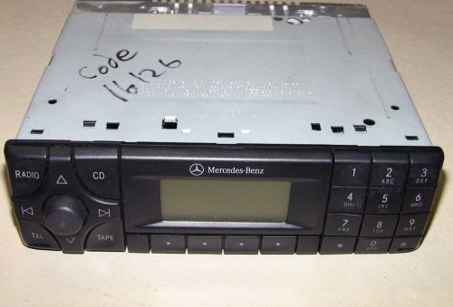 99-02 mercedes becker be6003 w210 w140 w202 radio cassette 2001 e320