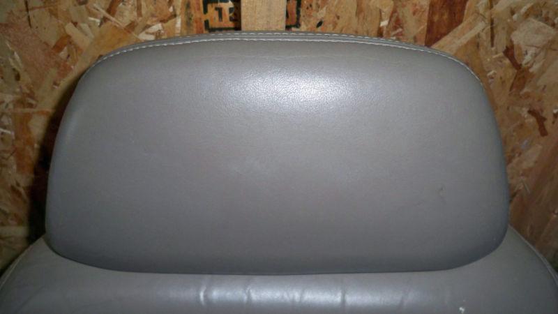 Tan 95 96 97 98 chevy silverado sierra tahoe yukon leather seat headrest pair