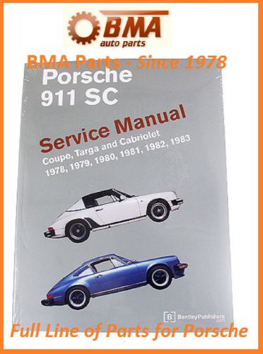New porsche 911 sc coupe targa cabriolet 78-83 bentley manual  # p983 pr8009000