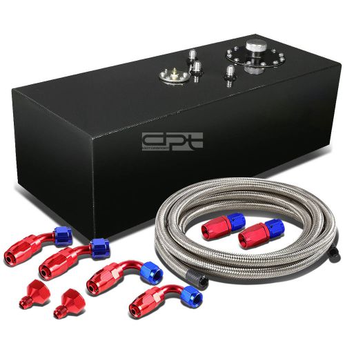 15 gallon top-feed coated race reserved tank+cap+level sender+nylon line kit