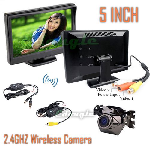 Buy Wireless Backup Camera For Car Parking 5" 2CH AV In Reverse Car/Pickup Monitor in HONGKONG