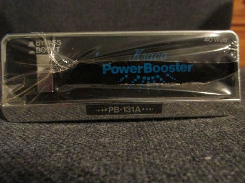 Vintage/new! kraco model pb-131a car stereo power booster 40 watt shrinkwrapped!
