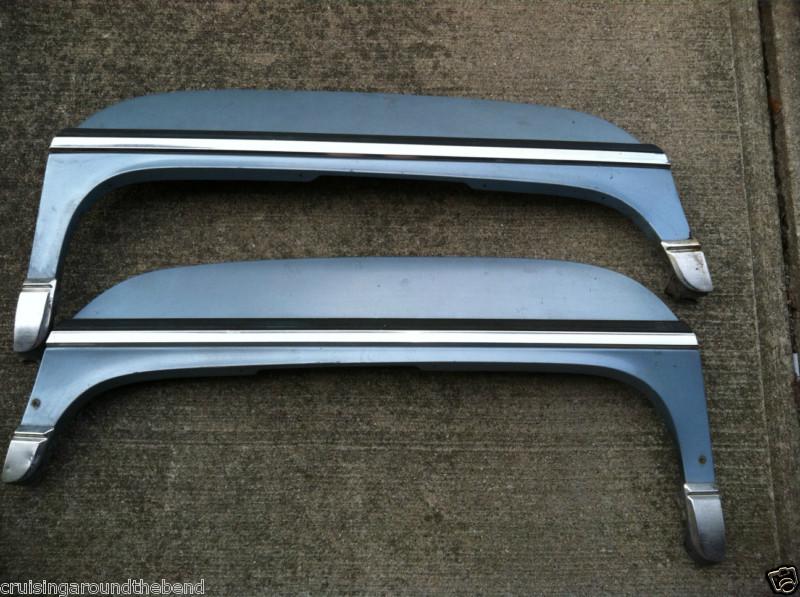 1975 1976 1977 linclon continental fender skirts used oem fomoco pair 