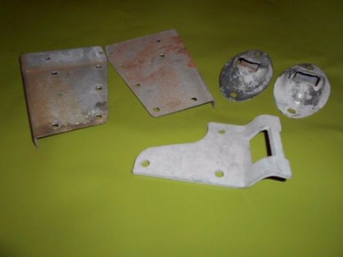 Land rover 88 109 mixed lot of tailgate parts corner brackets tailgate chains