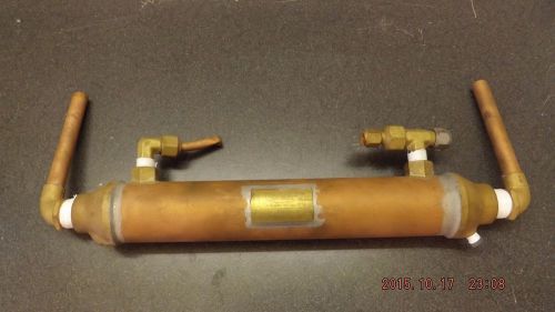 Marine engine transmission cooler heat exchanger